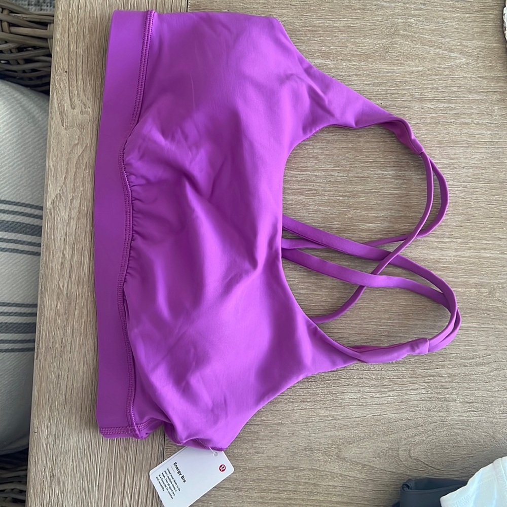 Lululemon Energy Bra B-D Cup Moonlit Magenta
